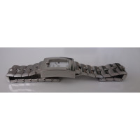 Hermès Armbanduhr aus Stahl in Grau