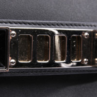 Proenza Schouler PS11 Mini Leer in Zwart