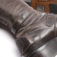 Belstaff Stiefel aus Leder in Braun