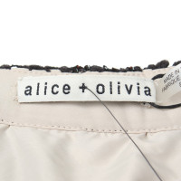 Alice + Olivia Jupe avec garniture de paillettes