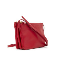 Céline Trio Small Leather in Red