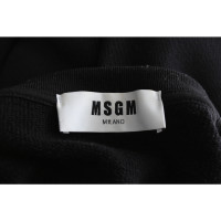 Msgm Top Cotton in Black