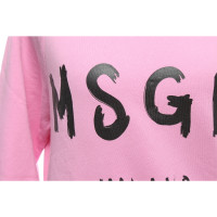 Msgm Top en Coton en Rose/pink