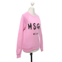 Msgm Top Cotton in Pink