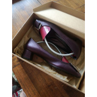 Car Shoe Slipper/Ballerinas aus Leder in Violett