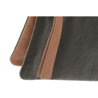 Maliparmi Täschchen/Portemonnaie aus Leder in Schwarz