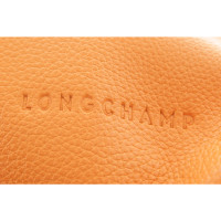 Longchamp Handtasche aus Leder in Orange