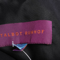 Talbot Runhof Jurk in Zwart