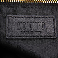 Moschino Schoudertas Leer in Zwart