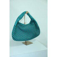 Bottega Veneta Shoulder bag Leather in Turquoise