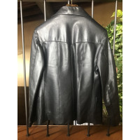 Ko And Co Jacket/Coat Leather in Black