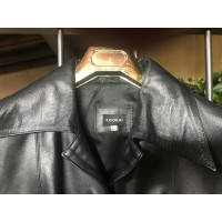 Ko And Co Jacket/Coat Leather in Black