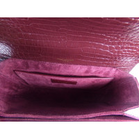 Saint Laurent Handbag Leather in Bordeaux