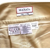 Max & Co Skirt Cotton in Beige