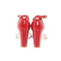 Stuart Weitzman Sandals Patent leather in Red