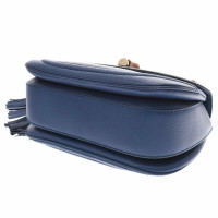 Gucci Bamboo Bag aus Leder in Blau