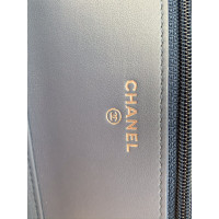 Chanel Wallet on Chain aus Jeansstoff in Blau