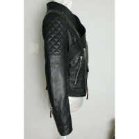 Dsquared2 Jacke/Mantel aus Leder in Schwarz