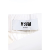 Msgm Paire de Pantalon en Blanc