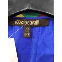Roberto Cavalli Vestito in Seta in Blu