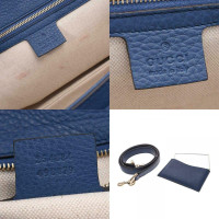 Gucci Bamboo Bag in Pelle in Blu