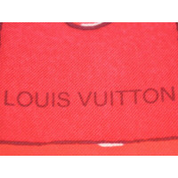 Louis Vuitton Sjaal Zijde in Rood