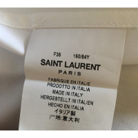 Yves Saint Laurent Capispalla in Cotone in Bianco
