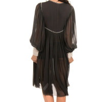 Manoush Kleid aus Viskose in Schwarz