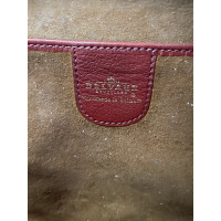 Delvaux Handbag Leather in Bordeaux