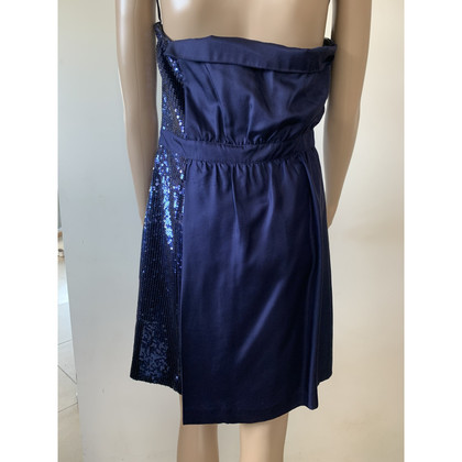 Love Moschino Kleid aus Seide in Blau