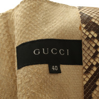 Gucci Python leather jacket