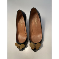 Golden Goose Pumps/Peeptoes aus Leder in Blau