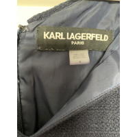 Karl Lagerfeld Jurk Katoen in Blauw