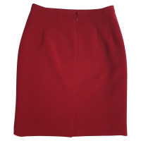 Calvin Klein Skirt Wool in Red