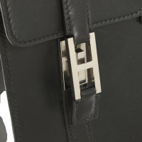 Hermès Drag Leather in Black
