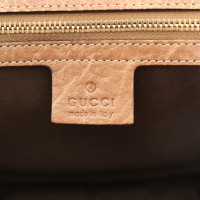 Gucci Bamboo Bag aus Leder in Braun