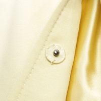 Dolce & Gabbana Jacke/Mantel aus Wolle in Gelb