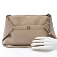 Akris Shoulder bag Leather in Beige