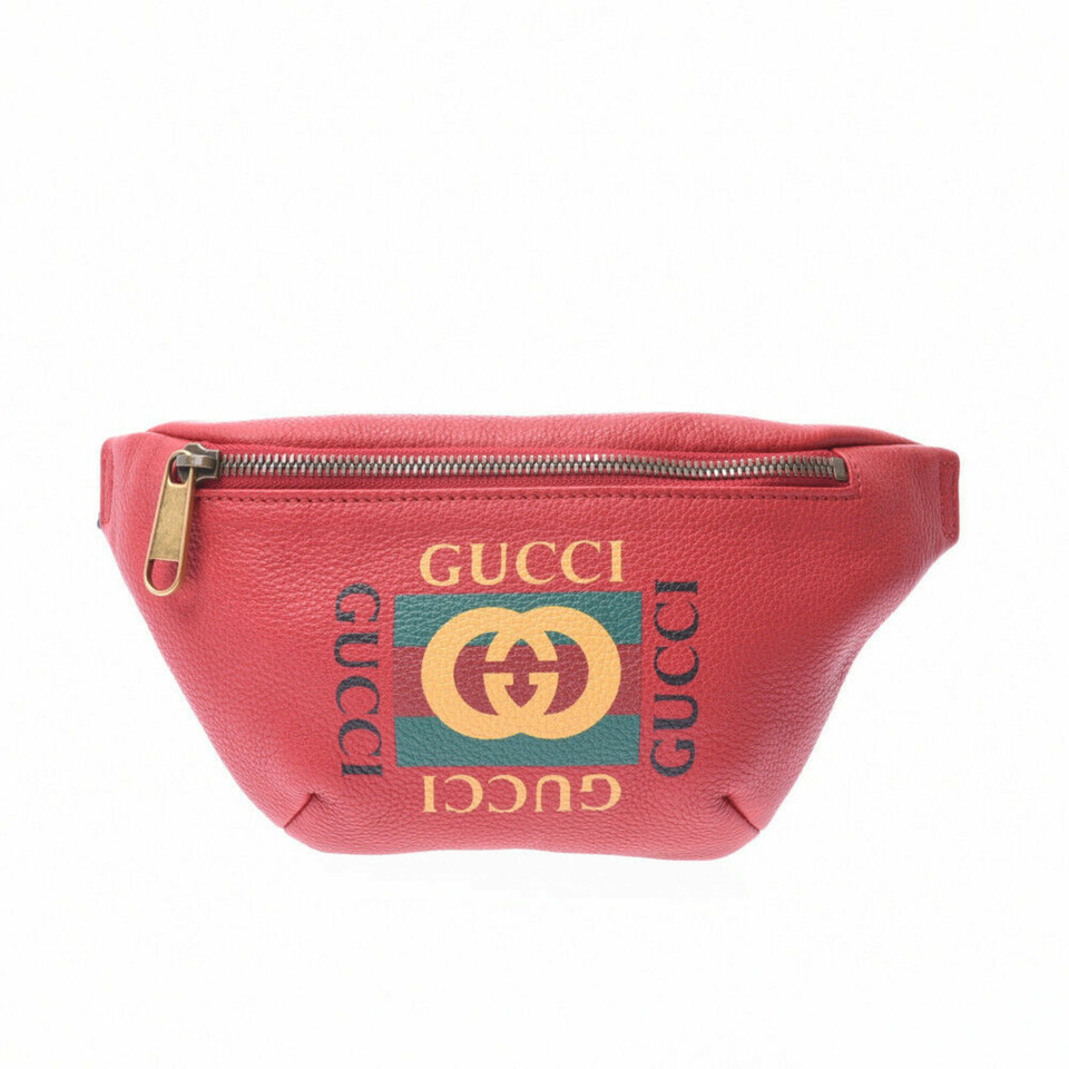 Gucci Clutch en Cuir en Rouge