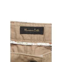 Massimo Dutti Trousers Cotton in Olive