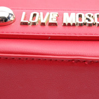 Love Moschino Handtas Leer in Rood