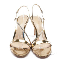 Gianvito Rossi Sandals Leather in Gold
