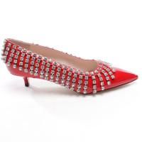 Christopher Kane Pumps/Peeptoes Leather in Red