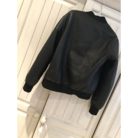Aigner Jacket/Coat Leather in Black