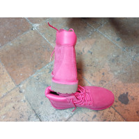 Timberland Ankle boots Suede in Pink