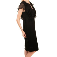 Mila Schön Concept Kleid aus Viskose in Schwarz