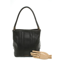 Bulgari Handtasche aus Leder in Schwarz