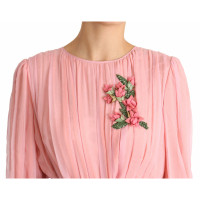 Dolce & Gabbana Kleid aus Seide in Rosa / Pink