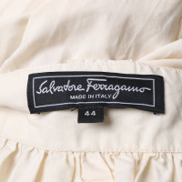 Salvatore Ferragamo skirt in cream