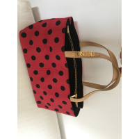 Moschino Tote bag Canvas in Rood